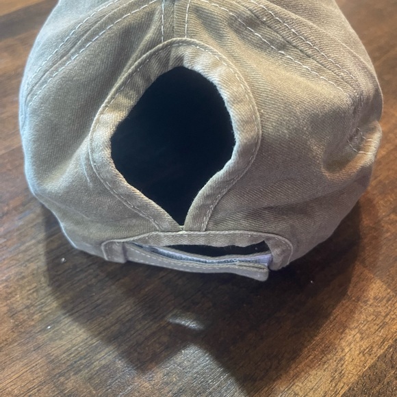 Star Embroidered Cap - Tan NWOT - Picture 2 of 2